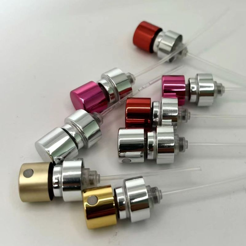 Aluminum 13mm Perfume Fine Mist Crimp Continuous Sprayer Pump for Cosmetic Packing