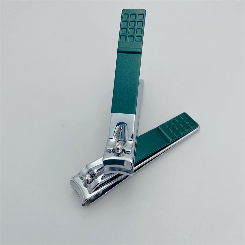 Colorful Manicure Pedicure Tools Anti Splash Big Toe Nails Clipper Cutter with Painting Handle
