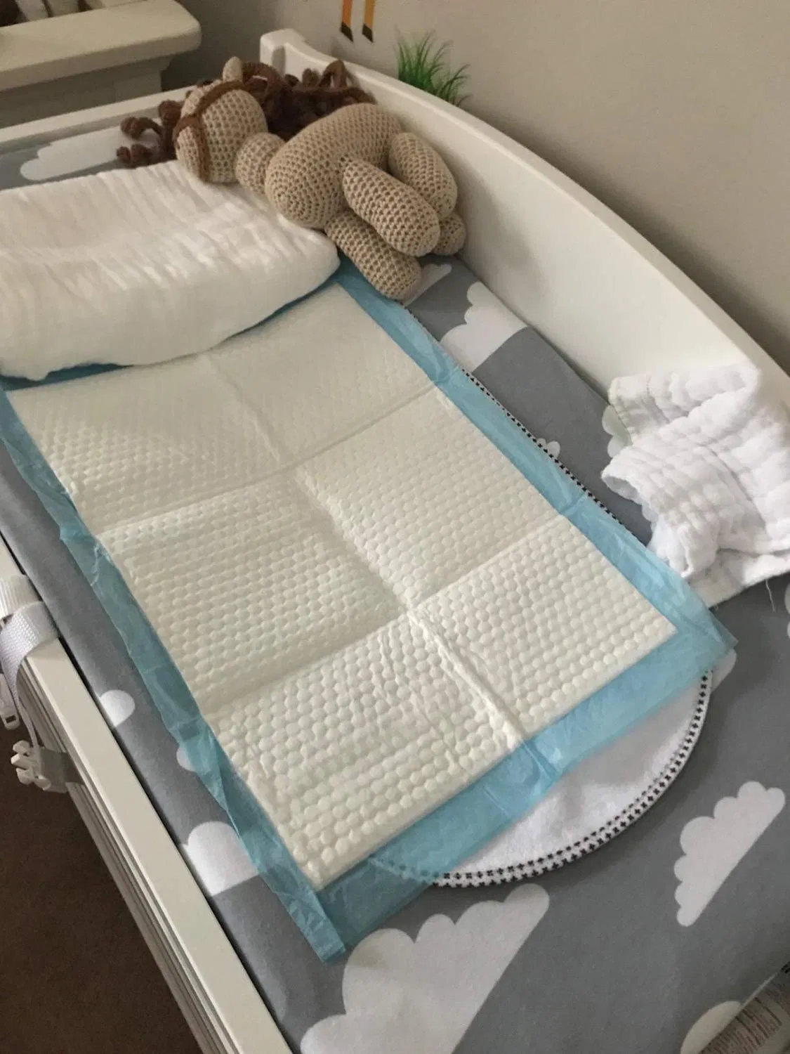 Детские одноразовые пеленки для пеленания, 100 шт