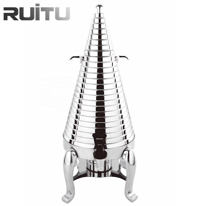 Restaurant Wedding Banquet Table Top Commercial Modern Wall Mounted Liquid Coffee Sugar Powder Dispenser Machine Stainless Steel Catering Milk Tea Coffee Urn