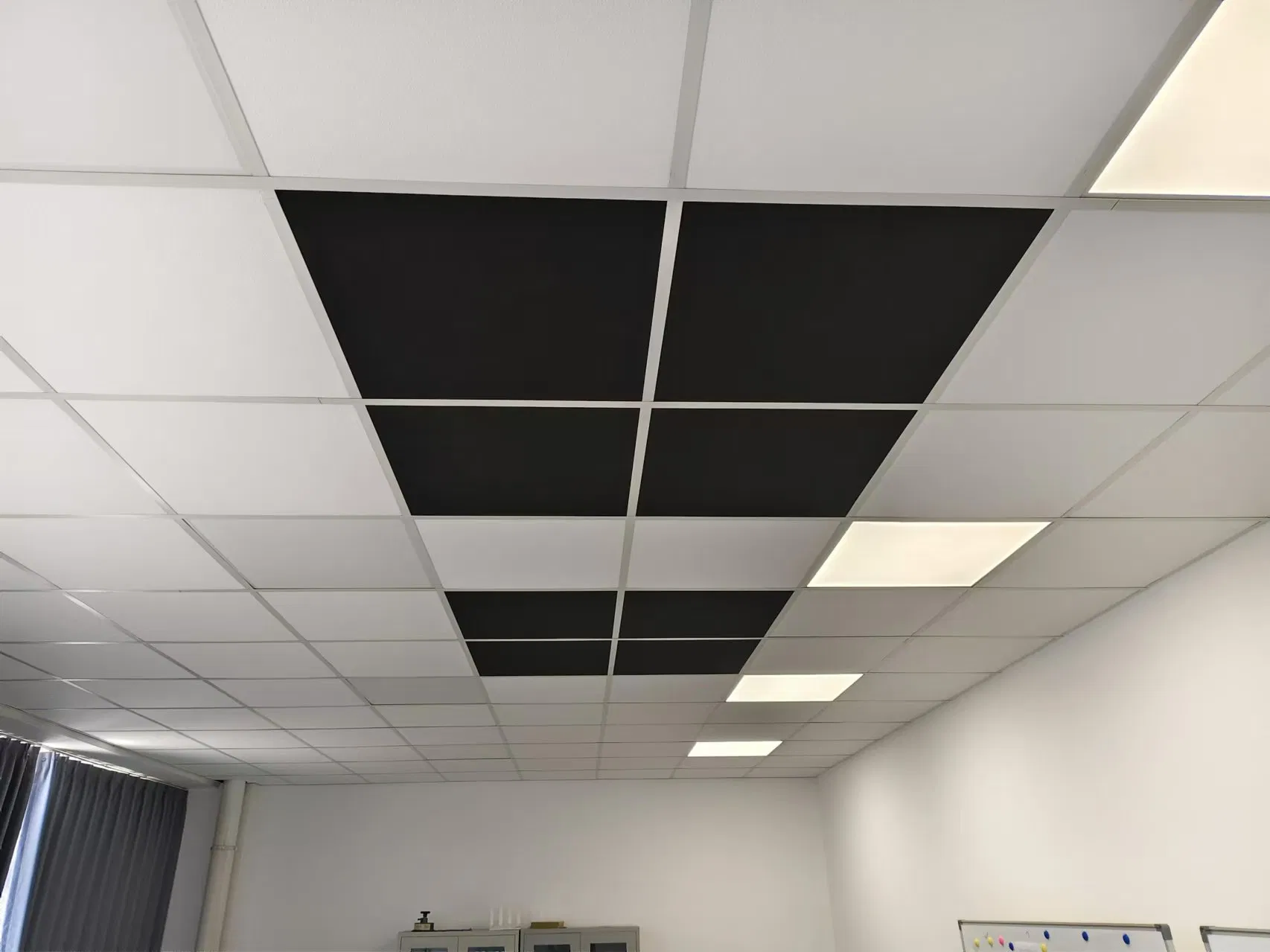 Factory Price 60*60/120cm Sound Acoustic Panel Fiberglass Acoustic Suspended Insulation Ceiling Panels