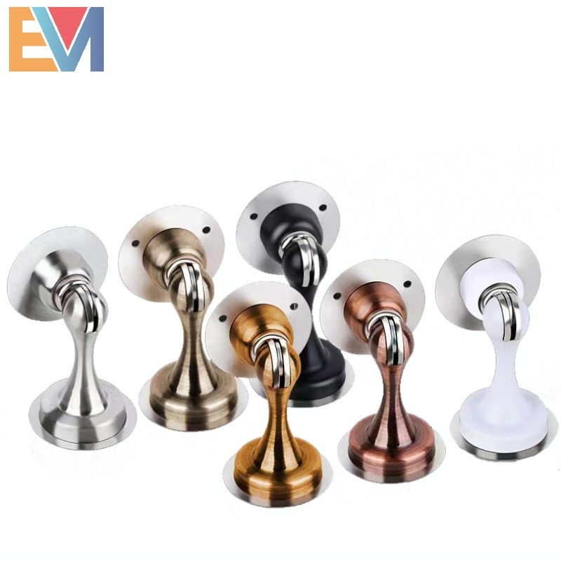 Stainless Steel Bedroom Wooden Door Anti-Collision Household Door Stopper