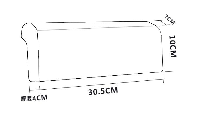 Waterproof Wedge PU Foam Black Comfort Neck Head Bathtub Bath Pillow