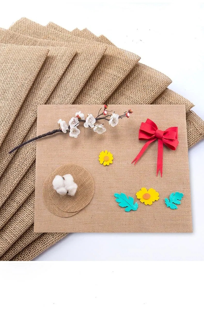 Treated Natural Jute Placemat Classic Style 10/15/20/30cm Round Jute Table Mat Supplier