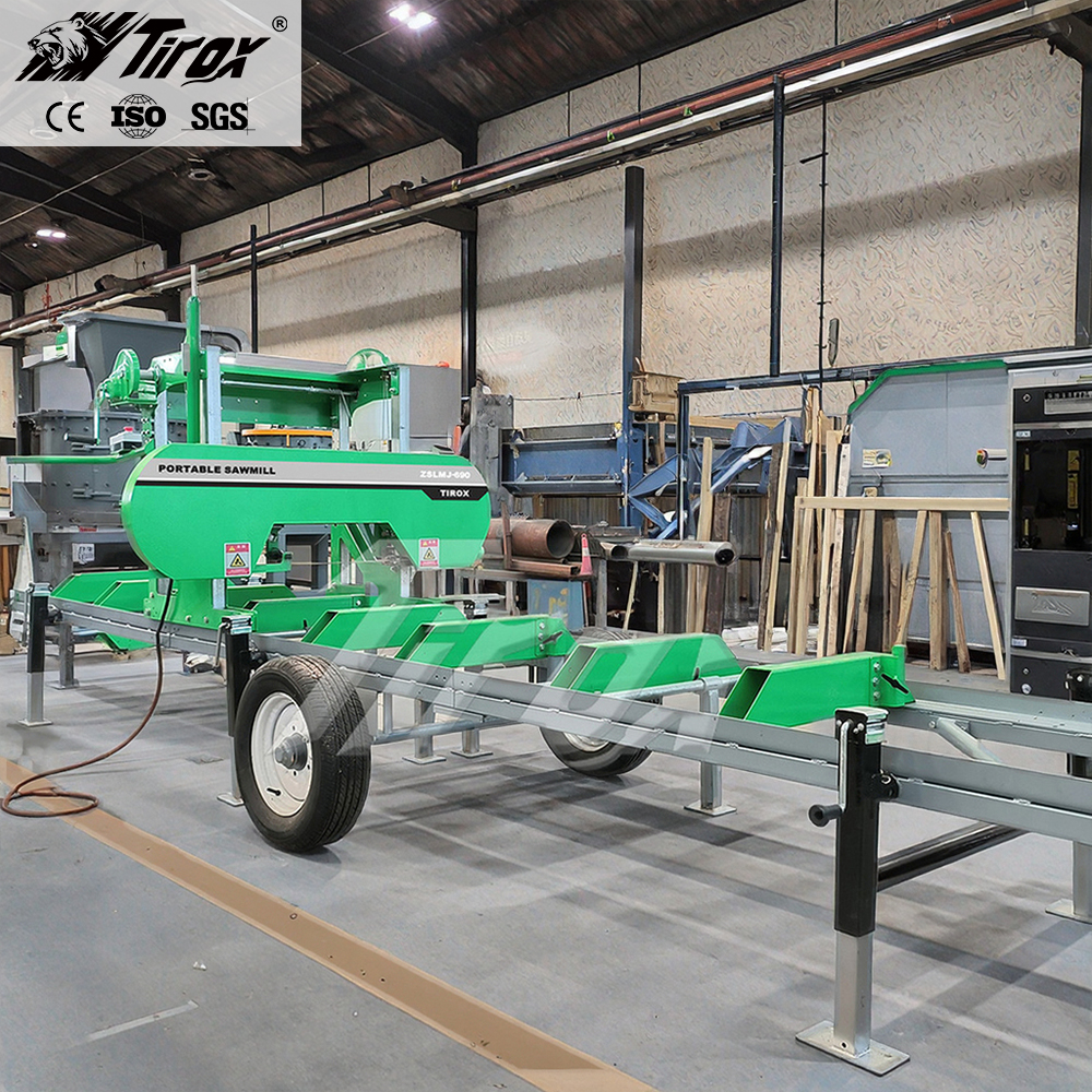 Ленточная пилорама мини компактная переносная