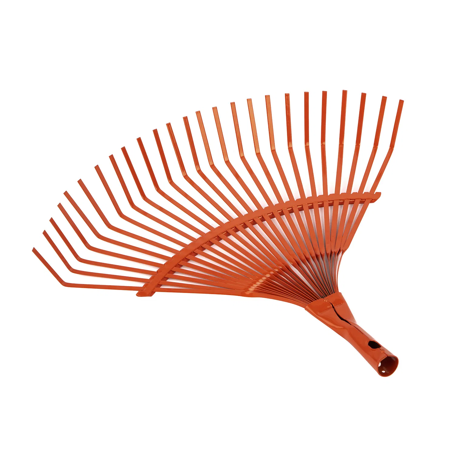 24 Teeth Carbon Steel Garden Rake for Lawns and Yards