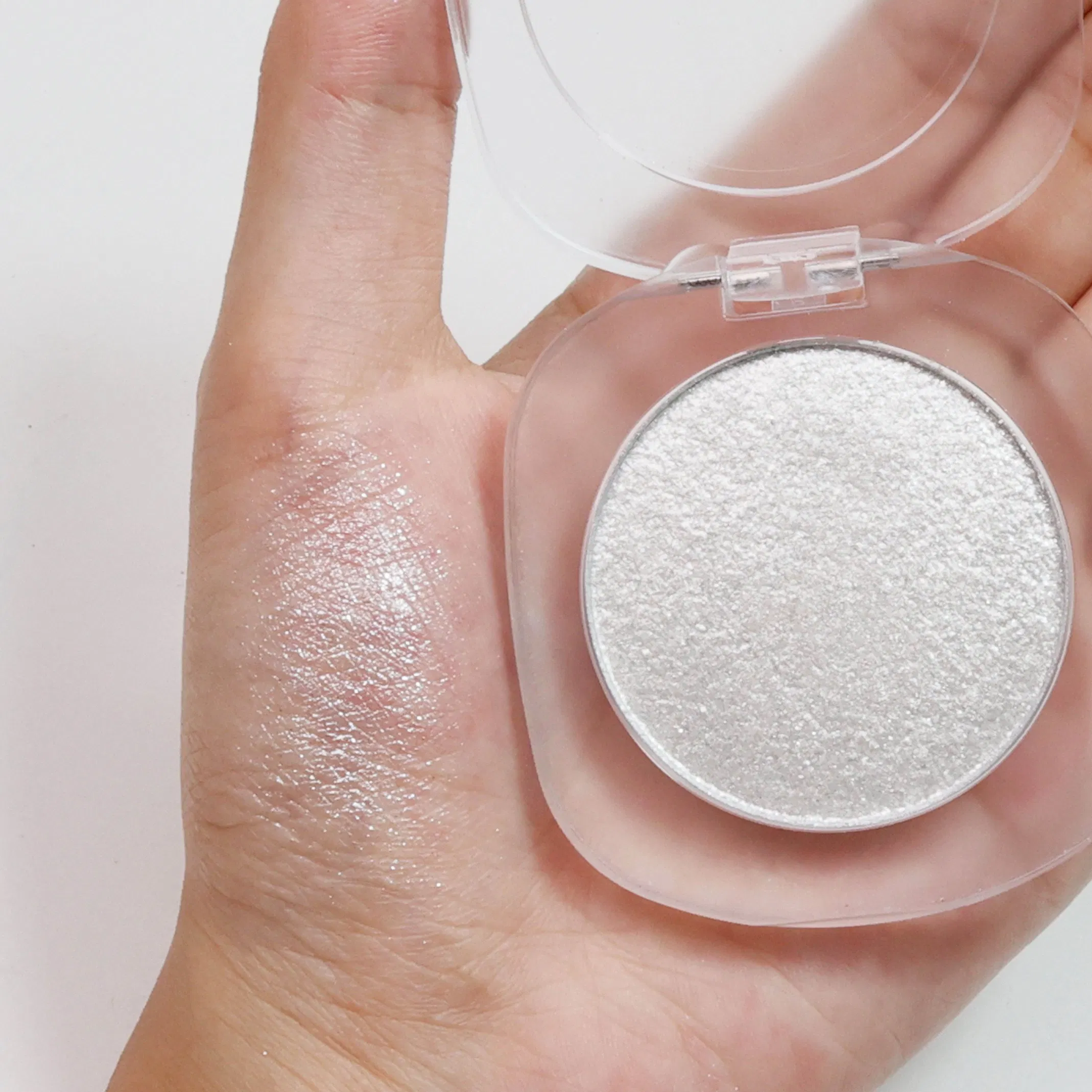 Wholesale Private Label Pigment Diamond Single Pressed Highlighter Makeup