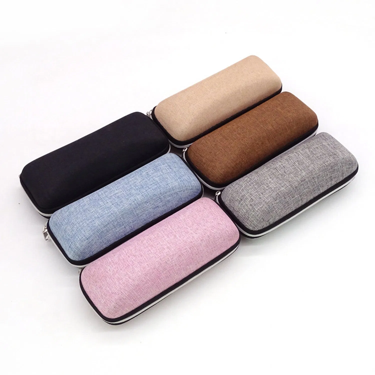 Linen Cloth Box Soft Sunglasses Storage Case Portable Travel Fabric Eyeglass Cases for Men Women