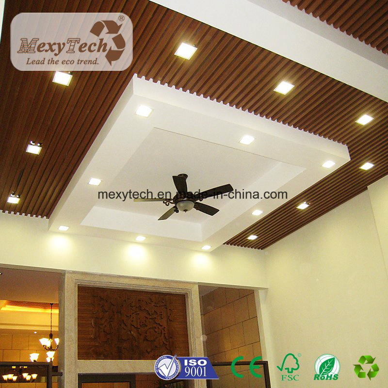 Light Weight Real Wood Suspended WPC Ceiling