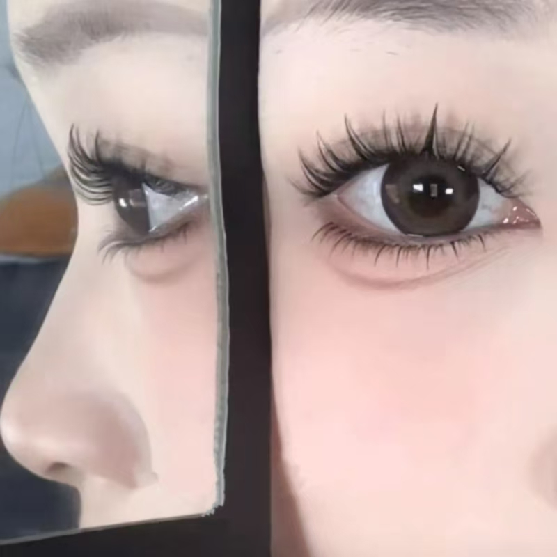 Cute Round, Long, Flexible and Dense Innocent Dog-Style False Eyelashes