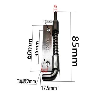 Stainless Steel Iron Door Bolt Door Latch for Door Window