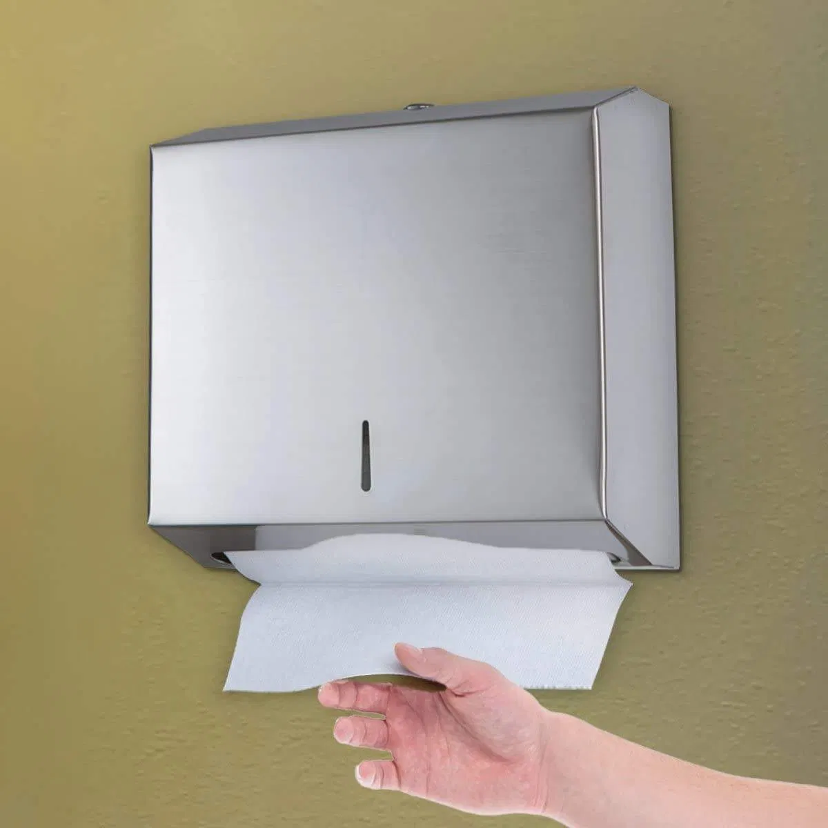 Project Customization 304 Stainless Steel Modern Paper Towel Dispenser
