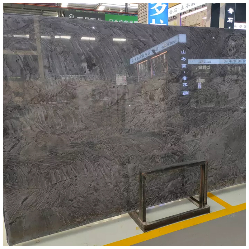 Brazilian Exotic Pure Grey Adamantium Quartzite Slabs for Countertops and Wall