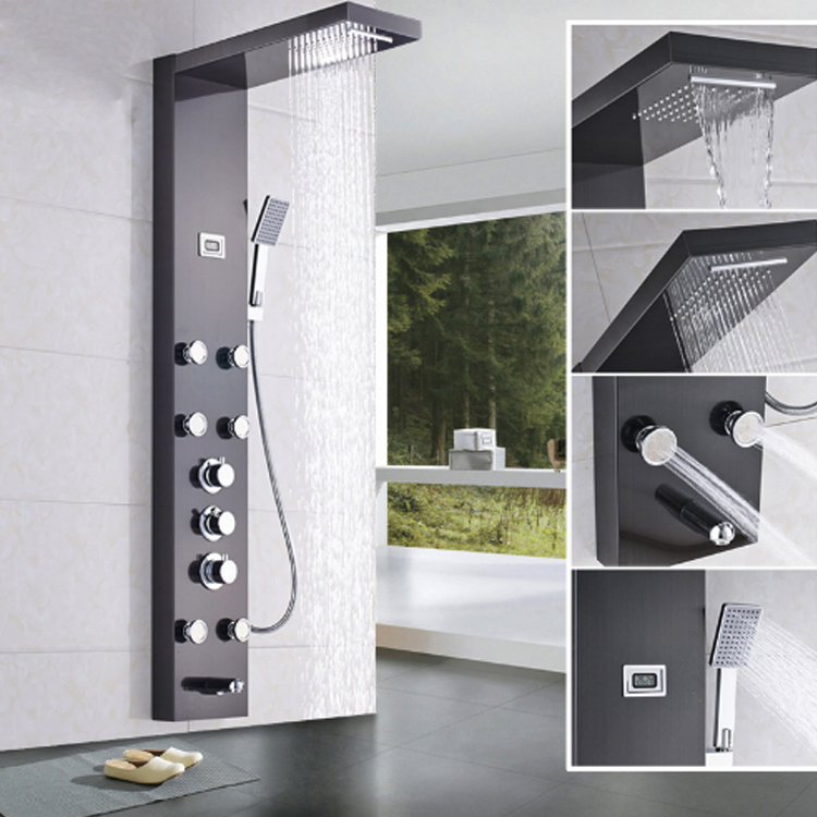 Factory Bulk 304 Stainless Steel Hotel Bathroom Shower Panel