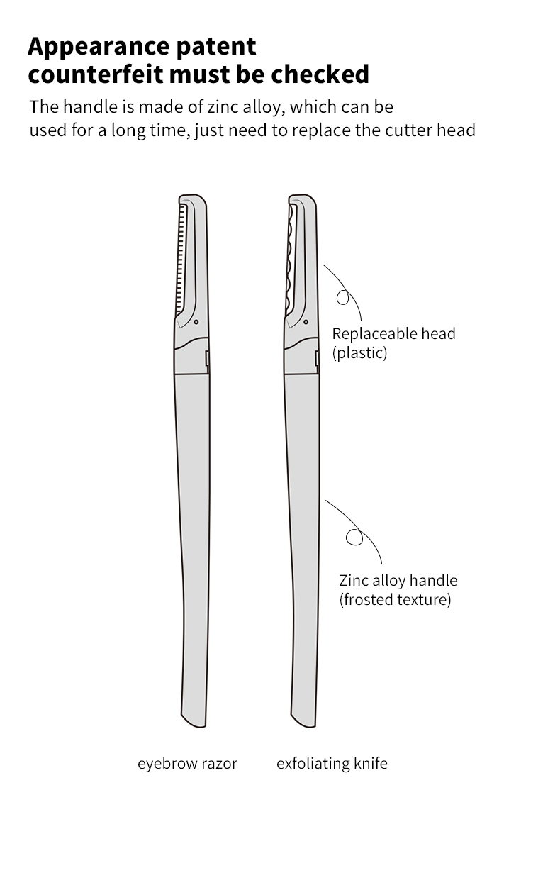 Eco-Friendly Women's Facial Hair Razor for Smooth Skin