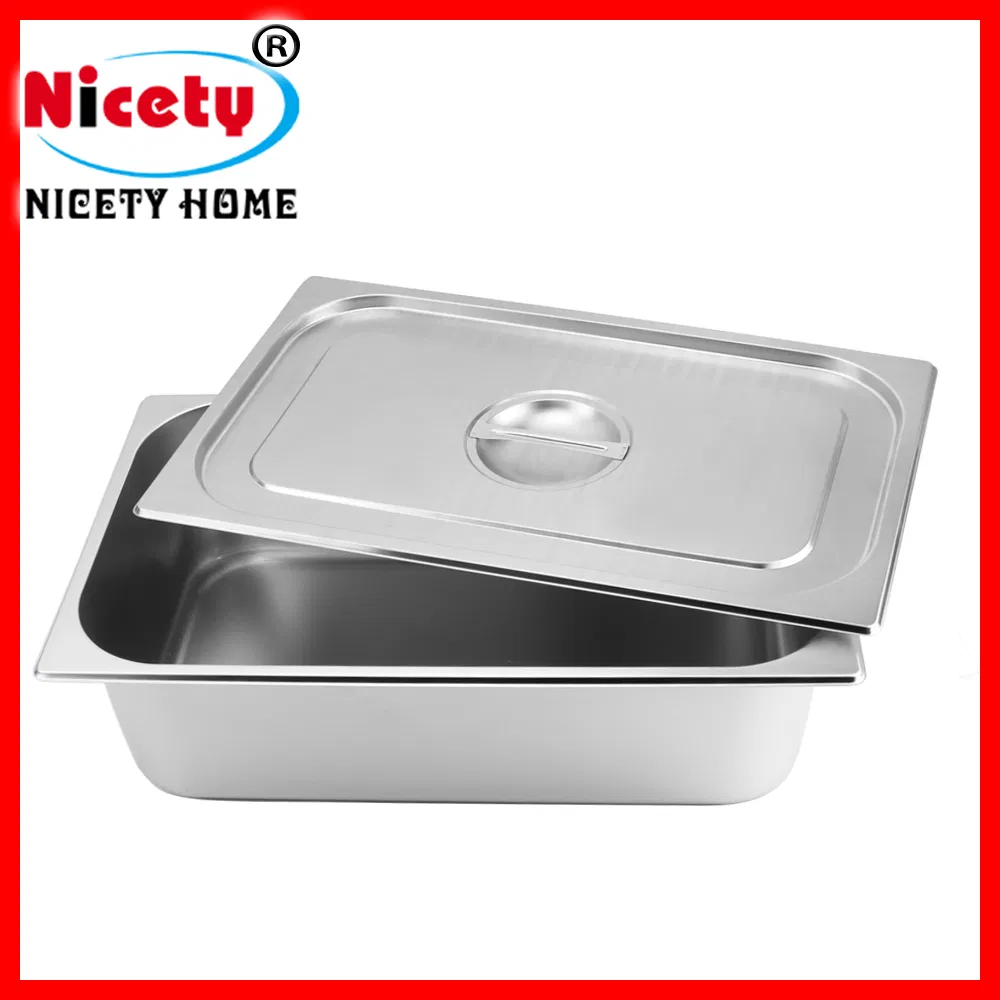 Large Capacity Stainless Steel Buffet Plate Food Sorting Basin Storage Container Serving Plate