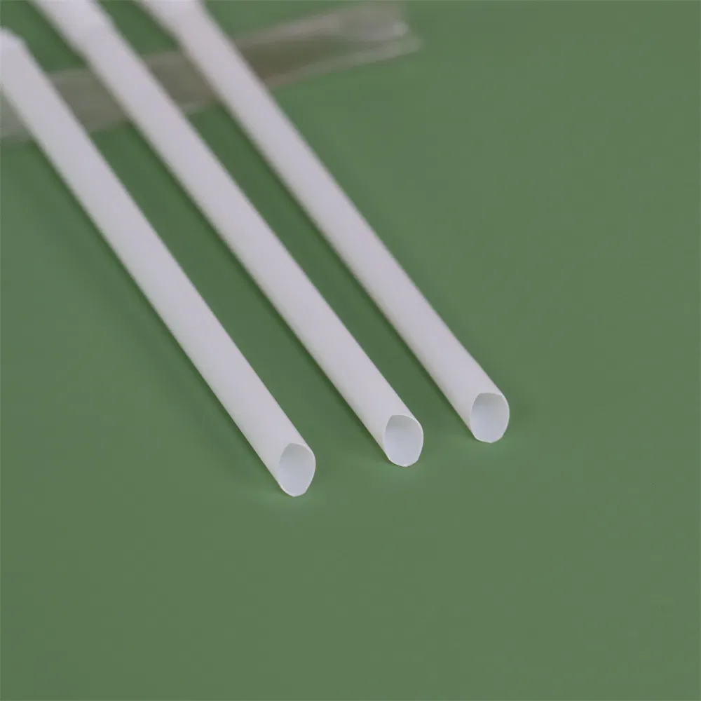 White Color Diameter 4.2mm Biodegradable Plastic U-Shape Drinking Straw on Sale for Juice or Milk or Fruit Vinegar