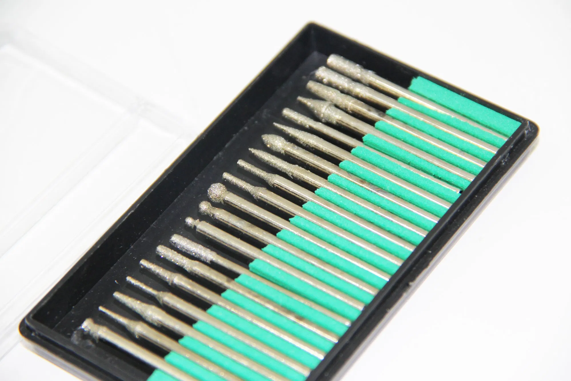 High Quality 3mm Shank 20 PCS Diamond Mounted Points