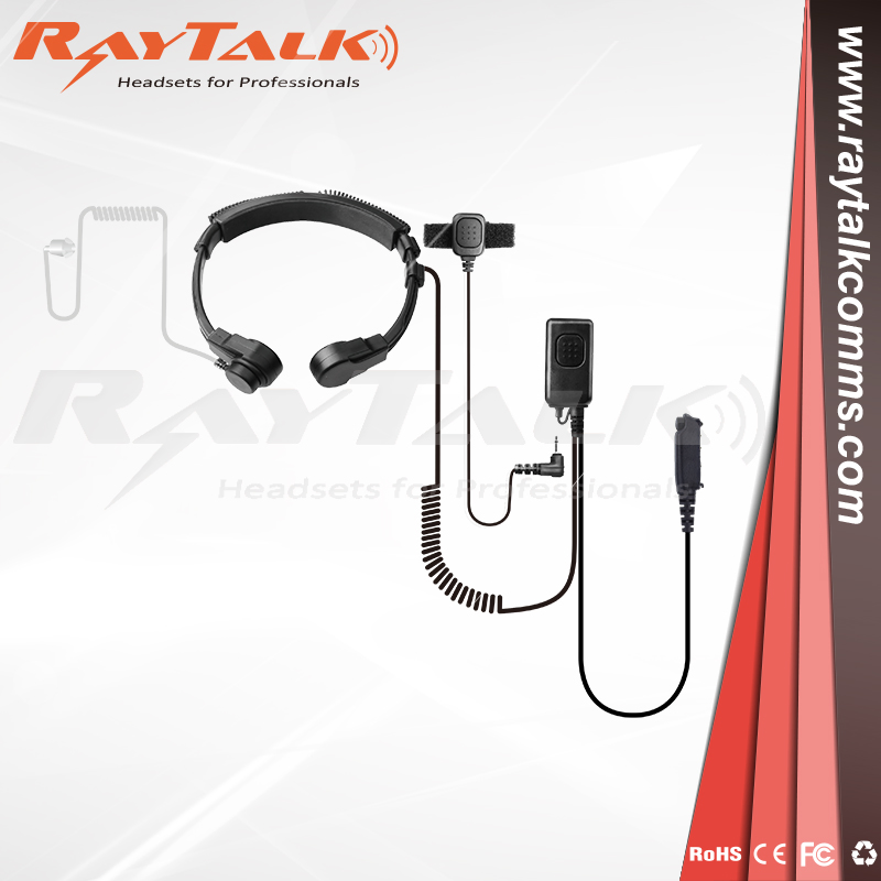 Two Way Radio Throat Microphone with 2.5mm Connector