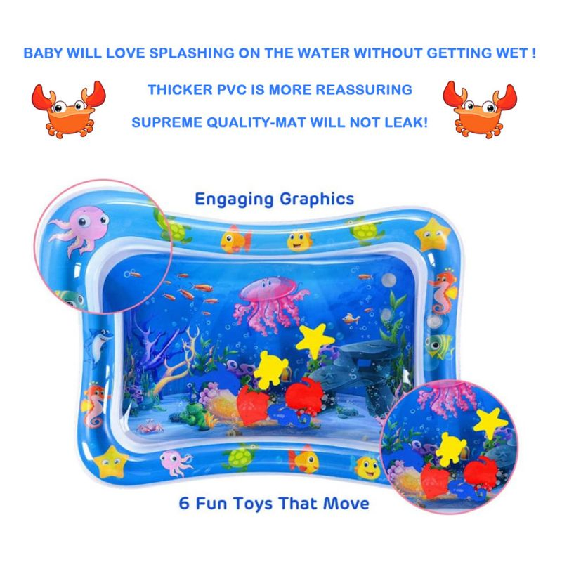 Eco-Friendly Infants Tummy Time Ocean New Type Baby Water Mat