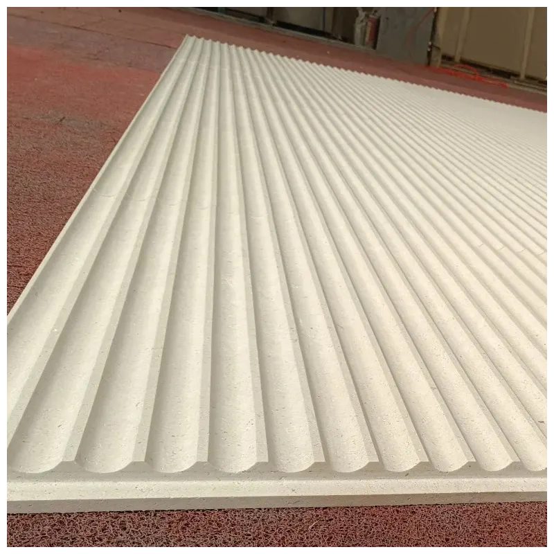 Natural Limestone Recessed Surface Honed Wall Tiles