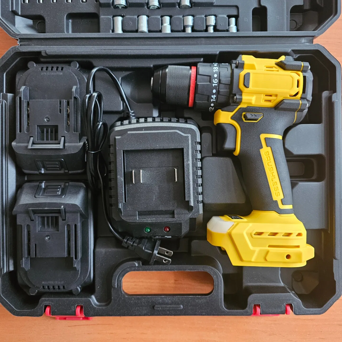 Premium Industrial Power Tool Shock Absorbent Power-Tool Comprehensive Kit Tool Set 21V Free Ship