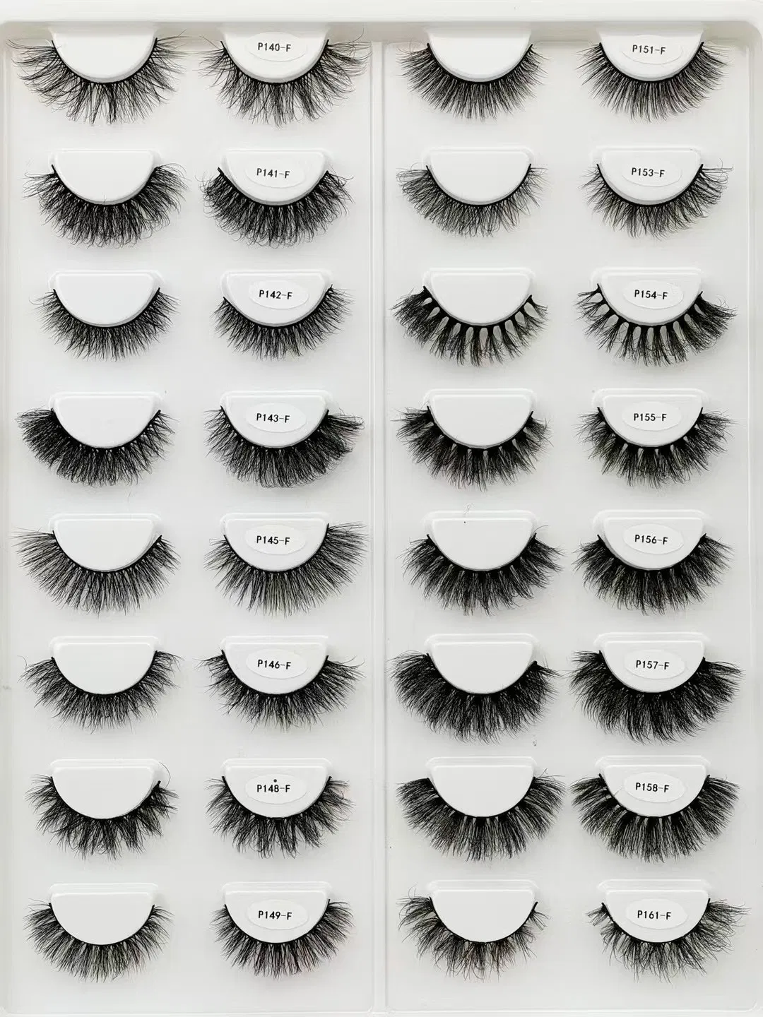 Private Label Natural 3D Layer Effect Vega Volume Faux Mink Eyelashes Silk Lashes