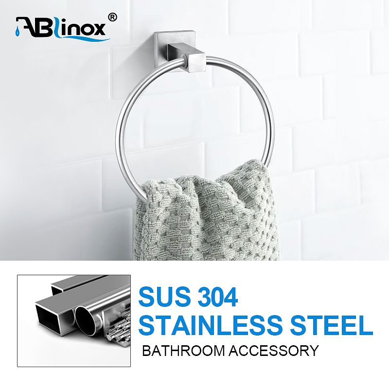 Factory Price Stainless Steel Wall Mounted Bathroom Hang Towel Ring