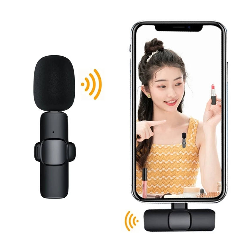 Wireless Microphone Portable Audio Video Recording Mic