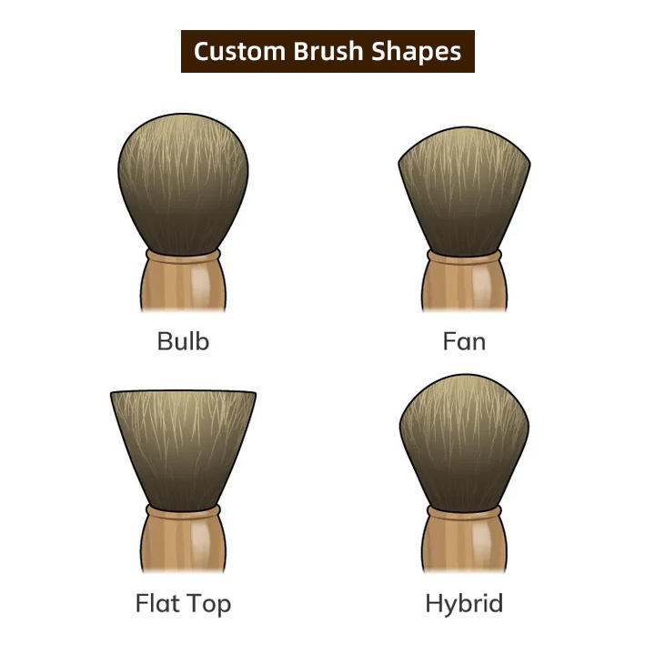 Wholesale Retractable Synthetic Classic Shave Razor Brushes Attachment Premium Professional Silvertip Badger Lather Shaving Brush