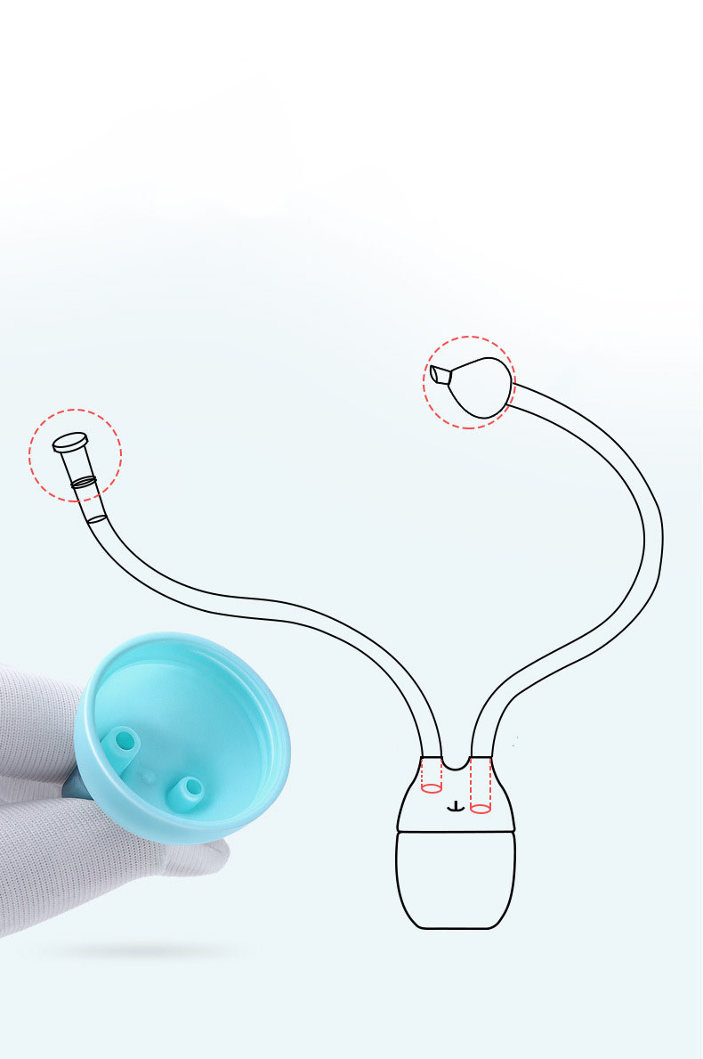 Sniffer Cleaner for Cleaning Mucus Newborn Babies Oral Suction Nasal Aspirator