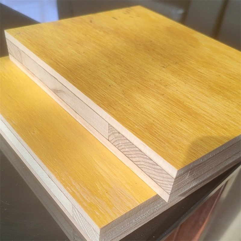 Commercial 27mm Three-Ply Yellow Board for Concrete Construction Shuttering Panel