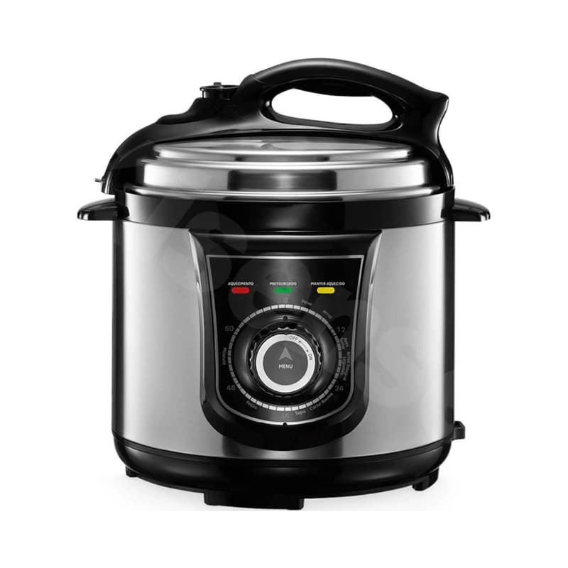 Classic Functionality in This Electric Pressure Cooker Multi Cooker with Its Adjustable Timer Dial.