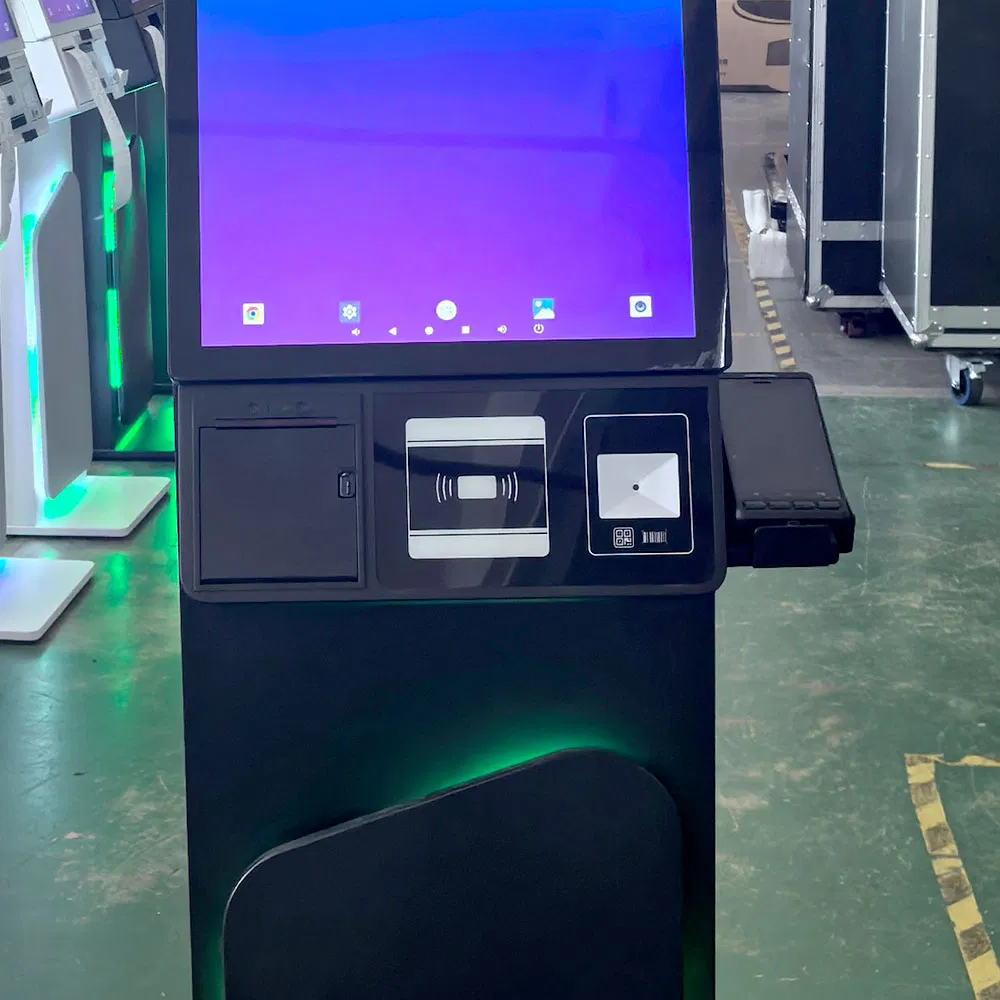 27 Inch Smart Digital Payment Kiosk with Printer Camera and NFC
