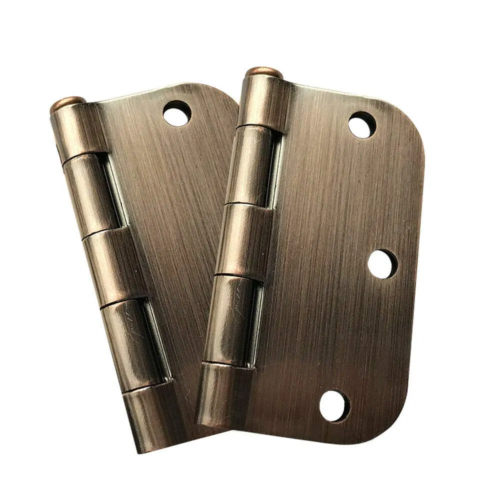 Hautine Flat Head Brass Hinge, Big Round Angle Door Hinge
