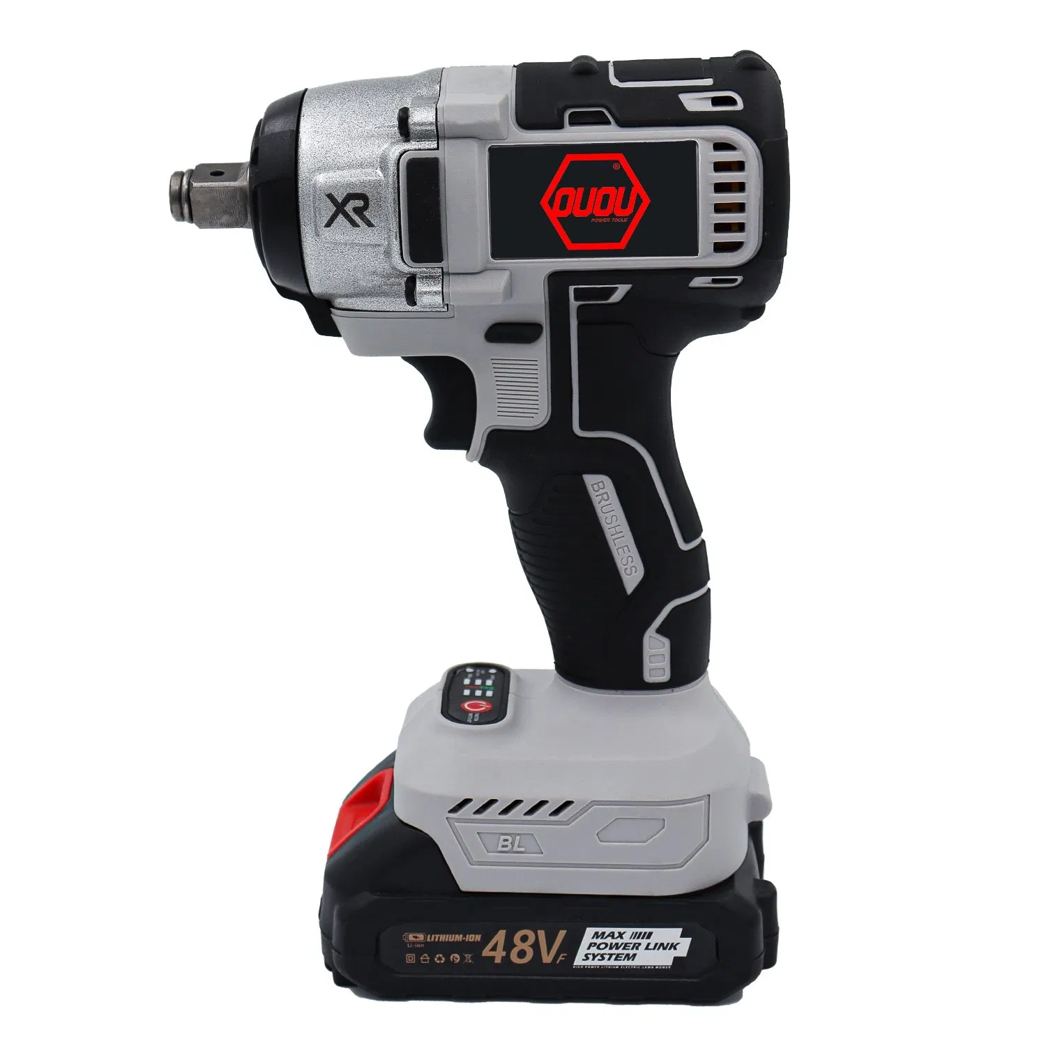 Ouou 350 N. M Adjustable Electric Torque Cordless Impact Wrench
