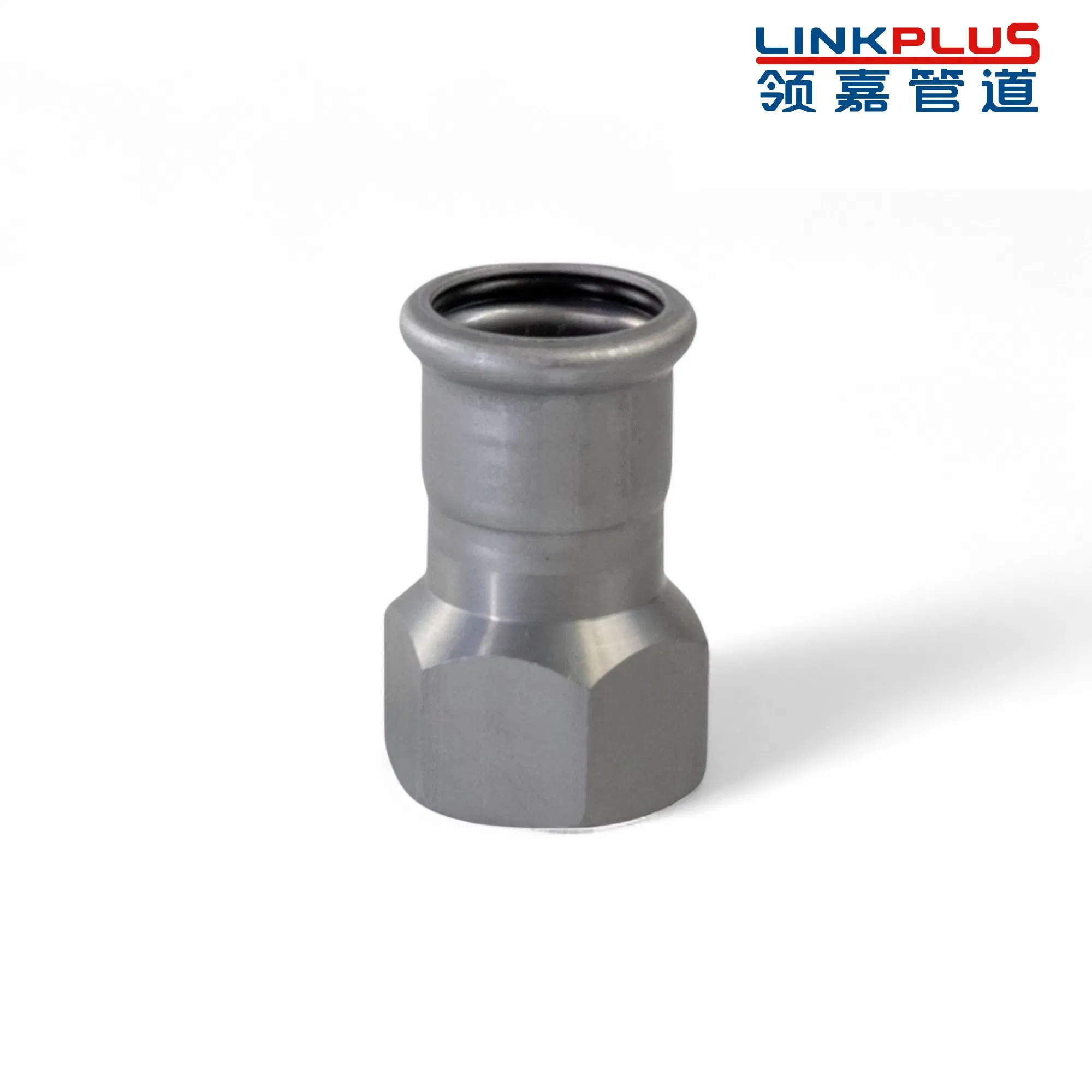 Adapter with Female Thread, Superior Anti-Corrosion Alloy Coating, Carbon Steel, Best Selling Press Joint Fitting