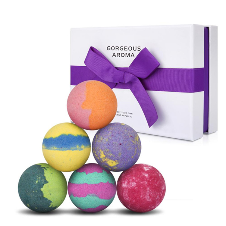 High Quality Hot Selling Premium Bath Bomb Gift Set Rose Bath Bomb