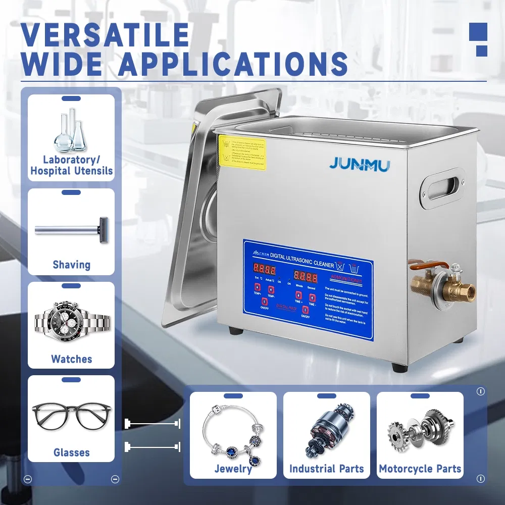 40kHz Household Industrial Washing Machine Ultrasonic Cleaner for Dental Tools for Lab