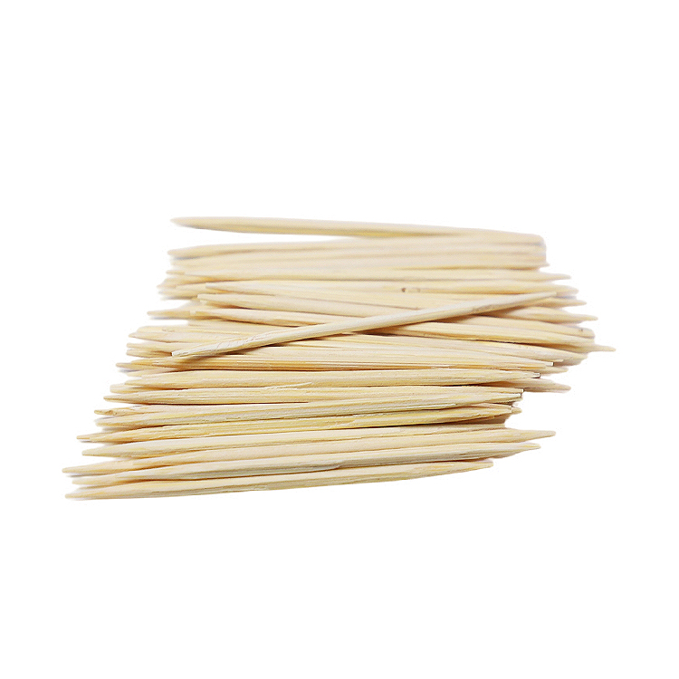 Eco-Friendly Bamboo Toothpicks Round Plastic Bottle Packing Disposable Toothpick Biodegradable Natural Bamboo Toothpicks