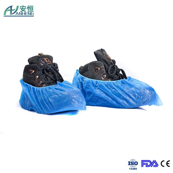Plastic PE /No Wocen Disposable Shoes Cover FDA ISO Certified
