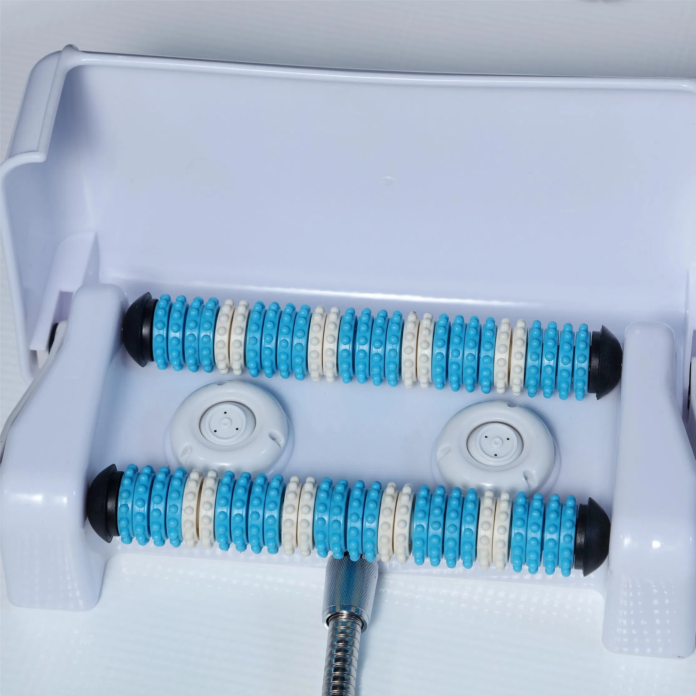 Premium Classic Blue Stainless Steel Steam Sauna Room with Basin (QQ7708)