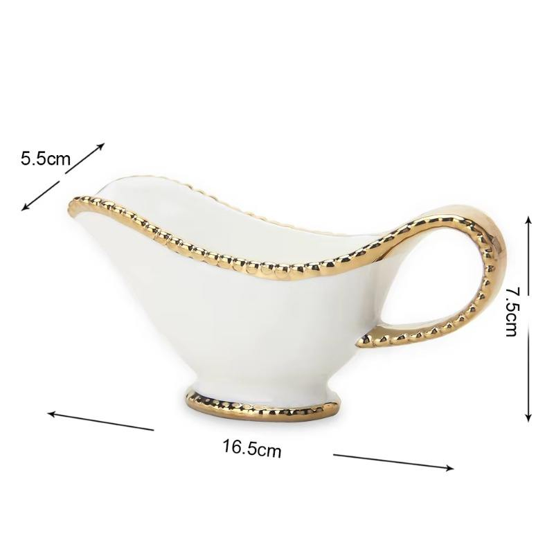 Керамическая соусница-кружка 350 мл для молока и соусов