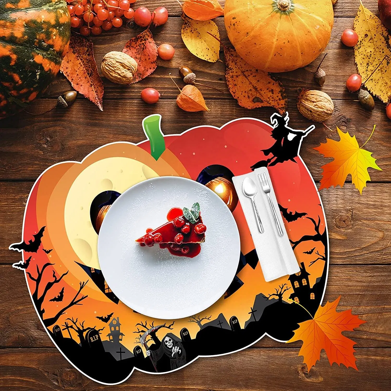 Printed Custom Design Plastic PP PVC Placemat for Eco-Friendly Chic Table Decor
