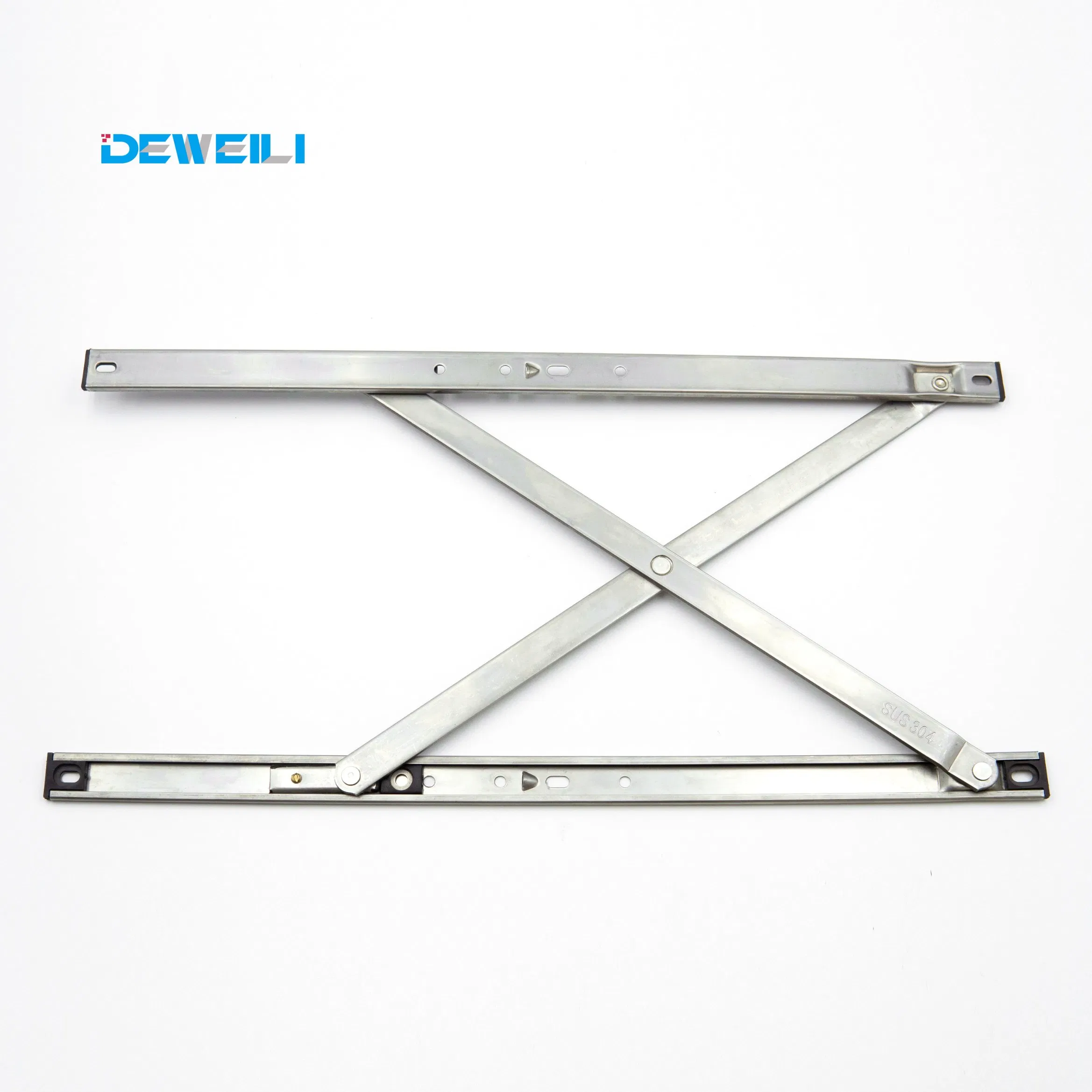 Parallel Hinge Hardware Accessories 22mm Square Groove Stainless Steel Folding Hinge Curtain Wall Window