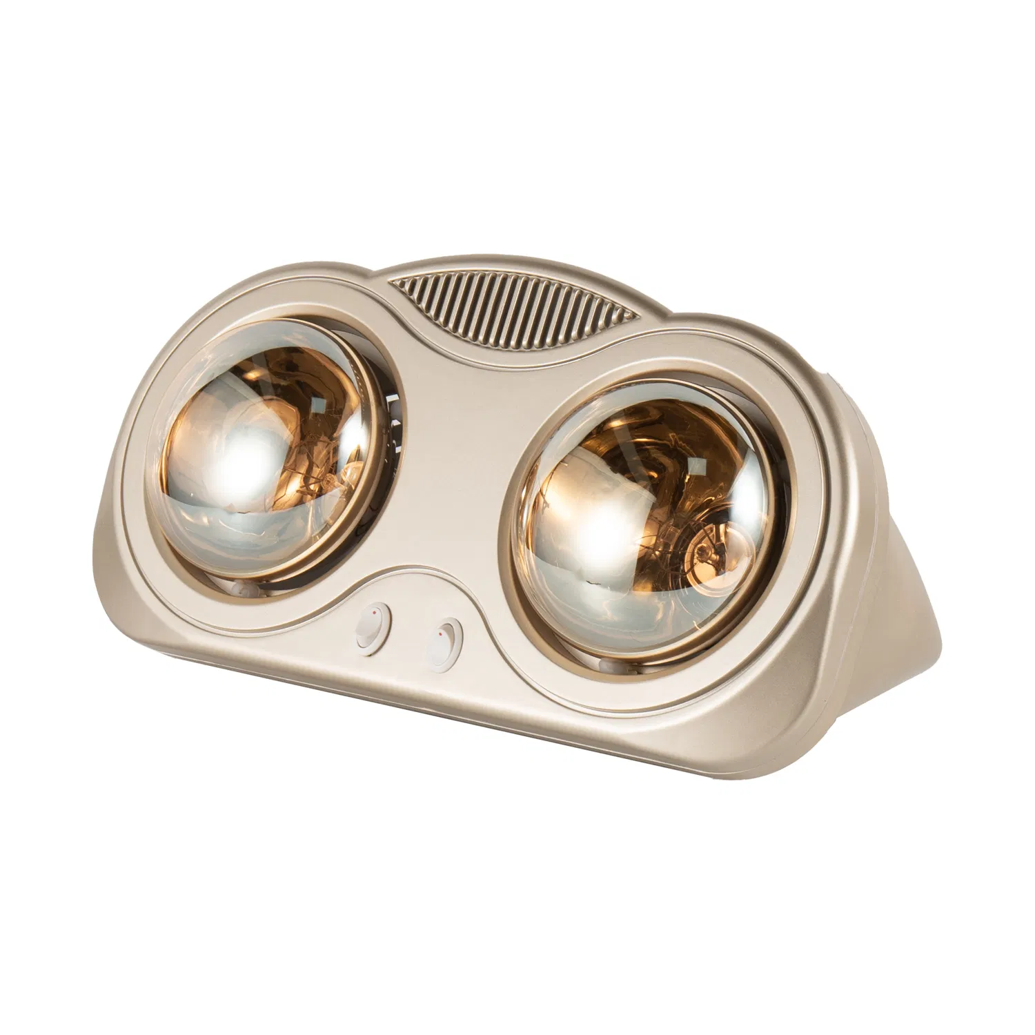 2 Bulb Infrared Bathroom Heater Wall Mounted with 3m Wire Cord