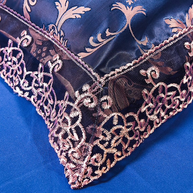 4 PCS Bedding Set Jacquard Comforter Designs Bed Sheets with Pillowcase