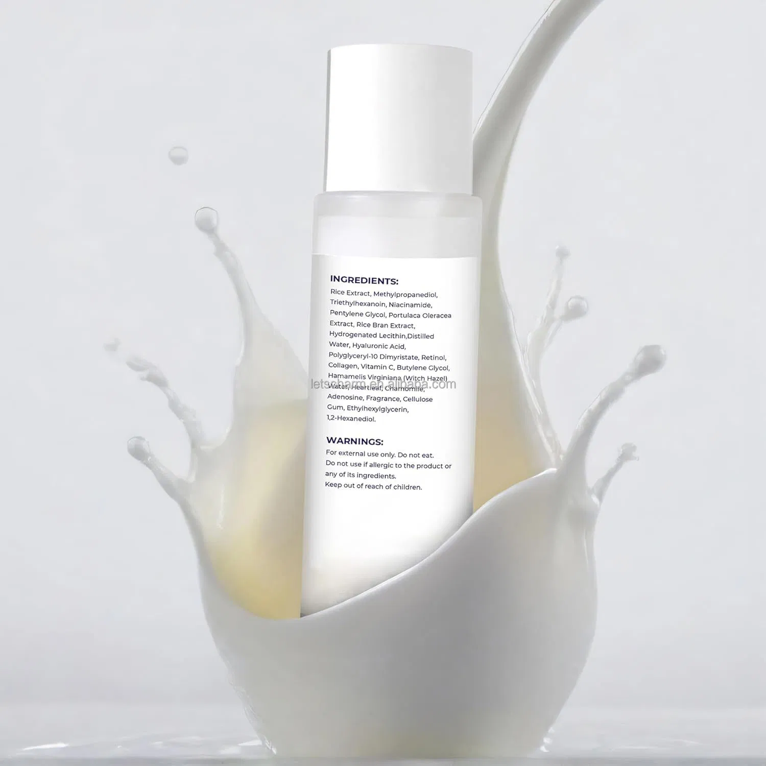 Ls159 OEM Custom Hydrating Face Toner: Rice Extract, Niacinamide, Chamomile for T-Zone