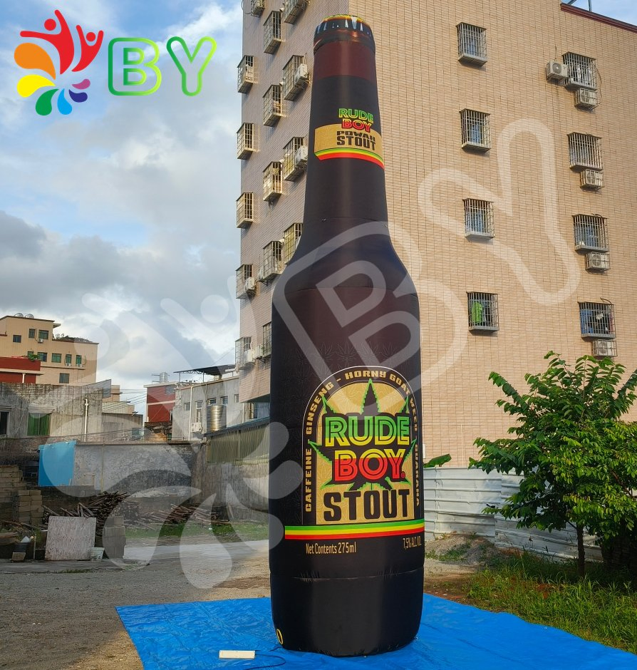 Brand Promotion New Inflatable Beer Can Straight Durable Customized Inflatable Can Indoor Inflatable Wine Bottle Can