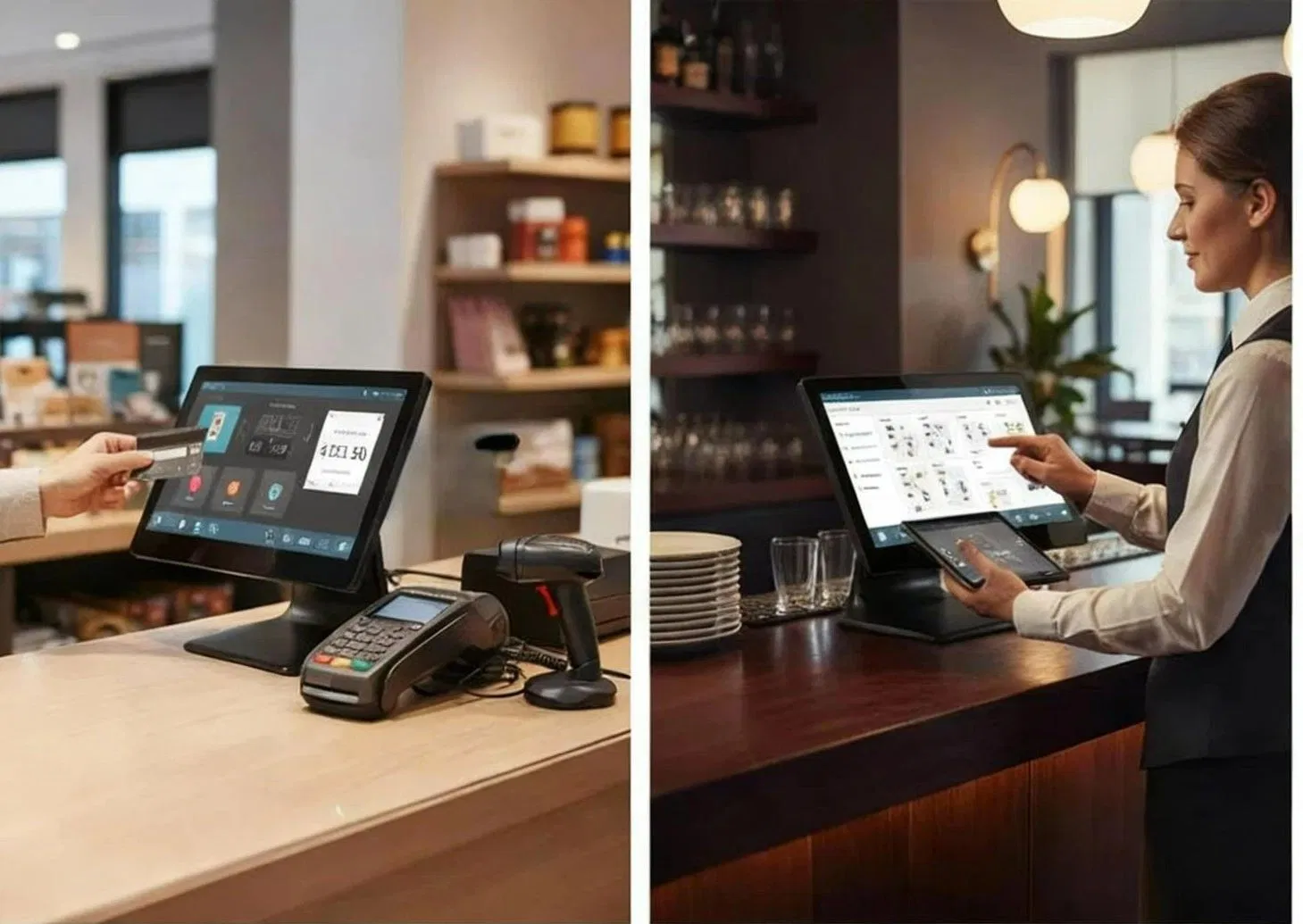 POS-терминал 15.6 дюймов для розницы и ресторанов